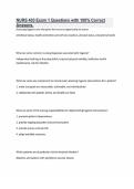 NURS 403 Exam 1 Questions with 100&percnt; Correct Answers&period;