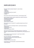 NURS 629 EXAM 3&period; QUESTIONS AND ANSWERS GRADED A&plus;