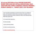 JB Learning EMT Midterm Exam REVISED EXAM&comma;MOST  RECENT EXAM 2026-2027 ACTUAL COMPLETE REAL EXAM  QUESTIONS AND CORRECT ANSWERS &lpar;VERIFIED ANSWERS&rpar;  ALREADY GRADED A&plus; &sol; NEWEST EXAM &sol;JUST RELEASED&excl;&excl;  