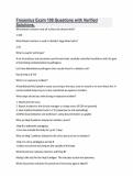 Fresenius Exam 108 Questions with Verified Solutions&period;