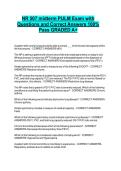 NR 507 midterm PULM Exam with Questions and Correct Answers 100- Pass GRADED A&plus;&period;