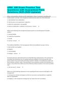 ARM  400 Exam Practice Test Questions with Guaranteed Pass Solutions 2025-2026 Updated&period;