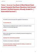 Walmart - Stormwater Exam Exam &vert;&vert; Most Recent Exam  Actual Complete Real Exam Questions And Correct  Answers &lpar;Verified Answers&rpar; Already Graded A&plus; &vert;  Guaranteed Success&excl;&excl; &vert;  
