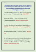 HAZWOOPER FINAL EXAM LATEST 2026-2027 ACTUAL EXAM WITH  COMPLETE QUESTIONS AND CORRECT DETAILED ANSWERS &lpar;100&percnt;  VERIFIED ANSWERS&rpar; &vert;ALREADY GRADED A&plus;&vert; &vert;&vert;PROFESSOR  VERIFIED&vert;&vert; &vert;&vert;BRANDNEW&excl;&excl;&excl;&vert;&vert;