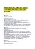 INCOSE ASEP TEST BANK 2026 SOLVED QUESTIONS AND EXAM SCRIPT FULL SOLUTION