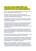 ISDS 3001 ACTUAL EXAM SCRIPT 2026 QUESTIONS WITH SOLUTIONS GRADED A&plus;