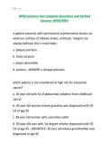 APEA practice test Complete Questions and Verified Answers UPDATED&excl;&excl;&excl;&period;