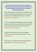 HCB 101 HM 1 EXAM LATEST 2026-2027 ACTUAL EXAM WITH  COMPLETE QUESTIONS AND CORRECT DETAILED ANSWERS &lpar;100&percnt;  VERIFIED ANSWERS&rpar; &vert;ALREADY GRADED A&plus;&vert; &vert;&vert;PROFESSOR  VERIFIED&vert;&vert; &vert;&vert;BRANDNEW&excl;&excl;&excl;&vert;&vert; 