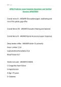 APEA Predictor exam Complete Questions and Verified Answers UPDATED&excl;&excl;&excl;&period;