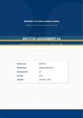 MAT3700 Assignment 04 2026 Year Module 2026