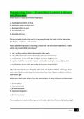 Pharmacology Exam 1 - Elsevier Quiz Questions & Answers with Rationales&period;