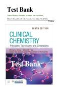 Test Bank for Clinical Chemistry Principles Techniques Correlations 9th Edition by Michael L&period; Bishop