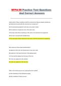 NFPA 99 Medical Gas Practice Test Questions and Answers