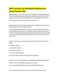 MPTC Interview and Interrogation Questions and Correct Answers 2026