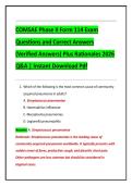 COMSAE Phase II Form 114 Exam  Questions and Correct Answers  &lpar;Verified Answers&rpar; Plus Rationales 2026  Q&A &vert; Instant Download Pdf 