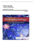 Pathophysiology 7th Edition by Jacquelyn L&period; Banasik Test Bank &vert;ISBN&colon; 9780323761550&vert; Guide A&plus;