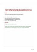 OCN - Practice Test Exam Questions and Correct Answers