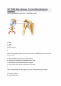 ATI TEAS Test -Science Practice Questions and Answers&period;