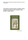 Test Bank The Mind's Machine Foundations of Brain and Behavior 4th Edition by Neil V&period; Watson & S&period; Marc Breedlove ISBN 9781605359739 2026 Complete Guide Questions and Answers A&plus;
