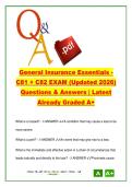 General Insurance Essentials C81 &plus; C82 Exam 2026 &ndash; Comprehensive Questions & Answers