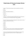 PrepIQ Indiana IN Professional Geologist Ultimate Exam 