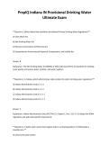 PrepIQ Indiana IN Provisional Drinking Water Ultimate Exam 