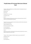 PrepIQ Indiana IN Provisional Manicurist Ultimate Exam 