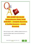 OMG OCSMP MU100&sol;200 Exam 2026 500 Questions &ndash; SysML Diagrams&comma; Requirements&comma; State Machines&comma; Parametrics Guide &vert; Object Management Group Certification