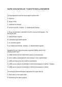NURS 5334 MODULE 7 QUESTIONS & ANSWERS