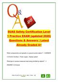 SUAS Safety Certification Level 1 Exam 2026 150 Questions &ndash; RPAS Systems&comma; Aerodynamics&comma; Data Links&comma; Remote Sensing