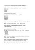 NURS 5334 EXAM 2 QUESTIONS & ANSWERS
