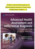 Advanced Health Assessment and Differential Diagnosis Essentials for Clinical Practice 1st Edition Myrick Test Bank NEW 2021 Latest Updated Test Bank&period;