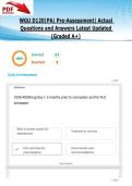 WGU D120&vert;PA&vert; Pre-Assessment&vert;67 Actual Questions and Answers Latest Updated 2026&sol;2027 &lpar;Graded A&plus;&rpar;
