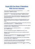 Psych 253 Psu Exam 3 Questions With Correct Answers