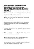 NR667 FNP CAPSTONE PRACTICUM BUNDLED EXAMS PACKAGE 2026 COMPLETE QUESTIONS AND SOLUTIONS GRADED A&plus;