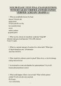 NUR 298 Final Exam Study Guide &vert; Capstone Review & Nursing Practice Questions