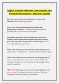 Surgical Assistant Certification Exam Questions and Answers 2026 &vert; CSA Practice Test