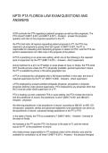 NPTE PTA FLORIDA LAW EXAM QUESTIONS AND ANSWERS