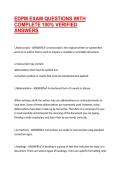 EDPM EXAM QUESTIONS WITH COMPLETE 100&percnt; VERIFIED ANSWERS