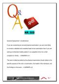 Health Assessment Notes 300 Questions &lpar;NR509&rpar; Physical Exam Vital Signs HEENT