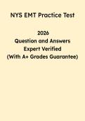 NYS EMT Practice Test 2026 &vert; Questions & Answers PDF
