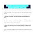 BE-FAST stroke assessment with correct answers 100&percnt; 2026