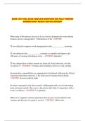 BADM 7050 FINAL EXAM COMPLETE QUESTIONS AND FULLY VERIFIED ANSWERS MOST RECENT EDITION 2026&sol;2027
