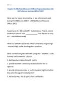Chapter 19 The School Resource Officer Program Questions with 100&percnt; Correct Answers UPDATED&excl;&excl;&excl;&period;