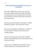 SRO Training Questions with 100&percnt; Correct Answers UPDATED&excl;&excl;&excl;&period;