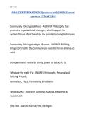 SRO CERTIFICATION Questions with 100&percnt; Correct Answers UPDATED&excl;&excl;&excl;&period;