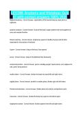LECOM- Anatomy and Histology Quiz &num;1 with correct answers 100&percnt; 2025