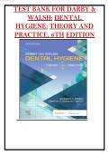 Test Bank For Darby & Walsh Dental Hygiene&colon; Theory and Practice 6th Edition By&comma; Jennifer A Pieren &period; All Chapters 