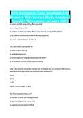 NRA Instructors class Questions And Answers With Verified Study Solutions Rated A&plus; With correct answers 100&percnt;