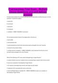 Pharmacology Exam 1 &ndash; Multiple Choice Questions&comma; Course Code &lpar;if applicable&rpar;&comma; Institution &lpar;if applicable&rpar;&comma; Academic Year &ndash; Practice Questions with Answers